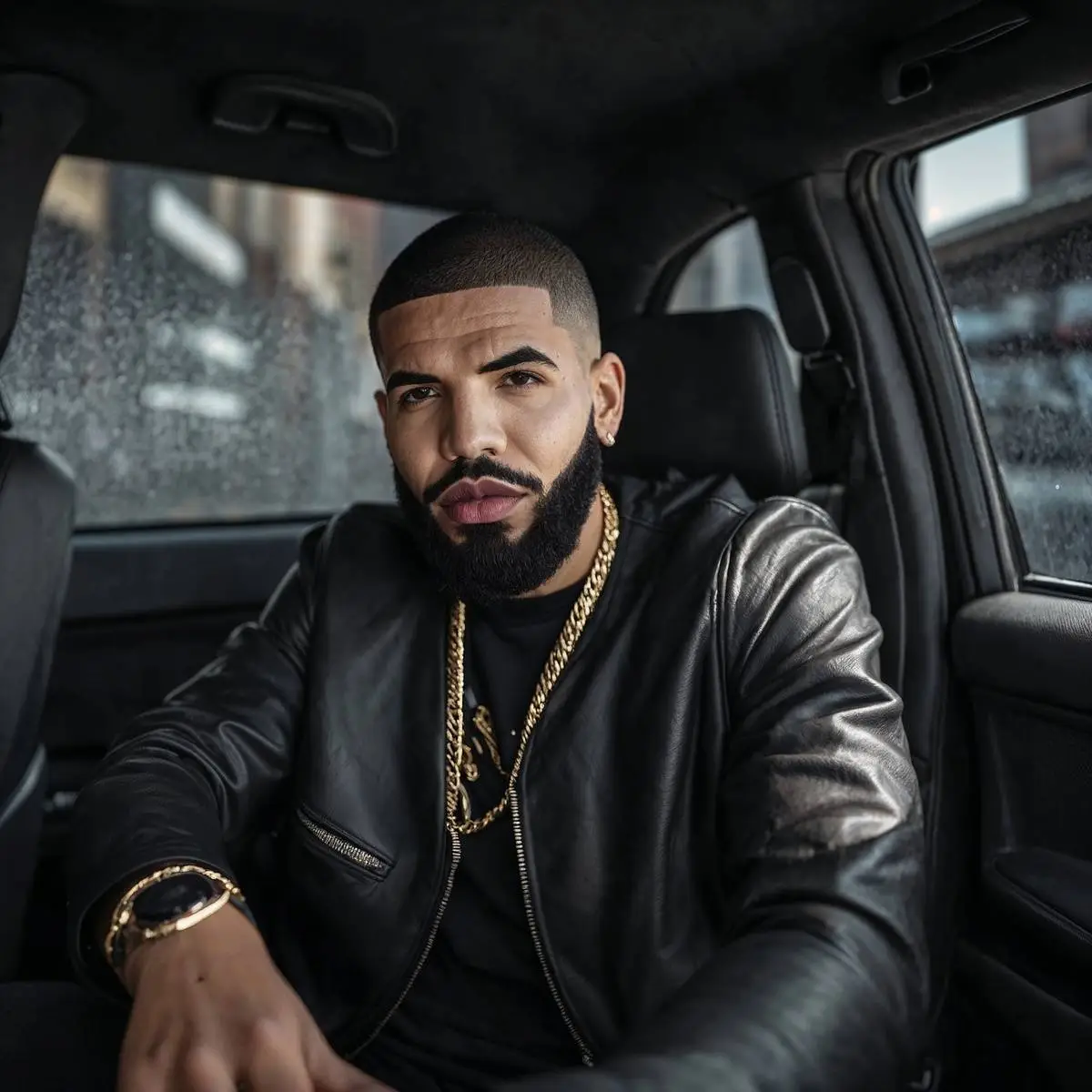 A depiction of Drake