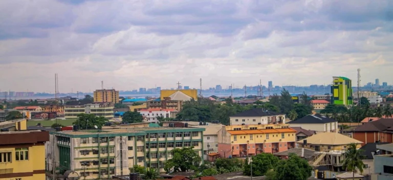 Nigeria skyline daytime cloudy sky